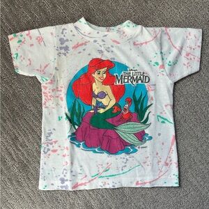 Vintage Disney 1990 The Little Mermaid Kids T-Shirt